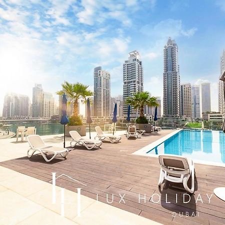 דובאי Lux Contemporary Suite With Full Marina View 6 מראה חיצוני תמונה
