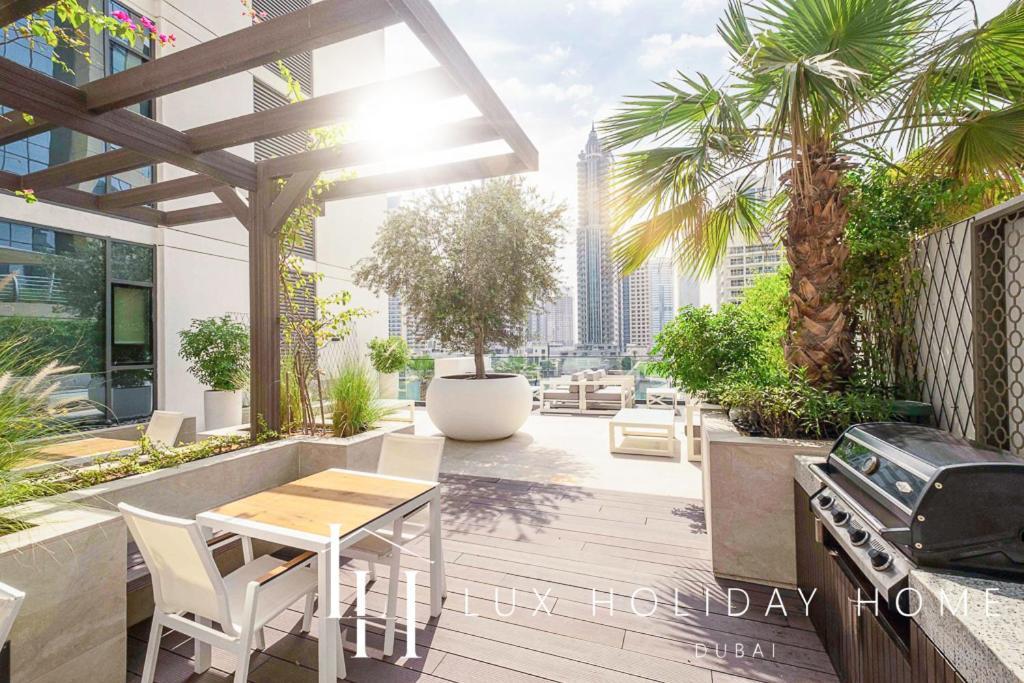 דובאי Lux Contemporary Suite With Full Marina View 6 מראה חיצוני תמונה